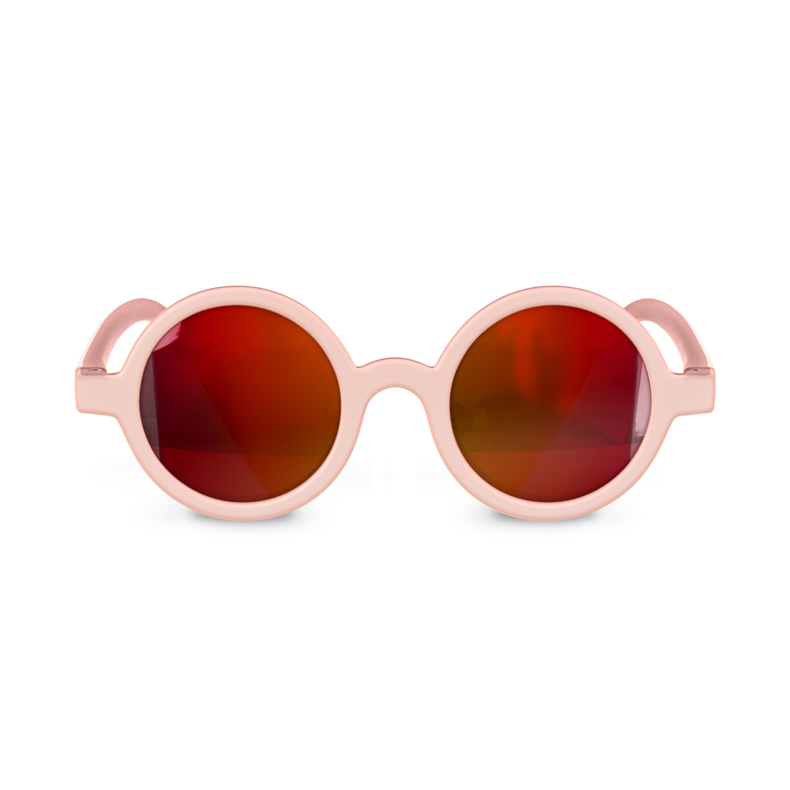 SUAVINEX, Sonnenbrille für Babys 0-12 Monate, Neugeborene, Polarisiert, mit UV 400 Filter, 100 Prozent UVA- und UVB-Schutz, mit Schutzhülle, sehr Flexibel und Leicht, Runde Form, Pink