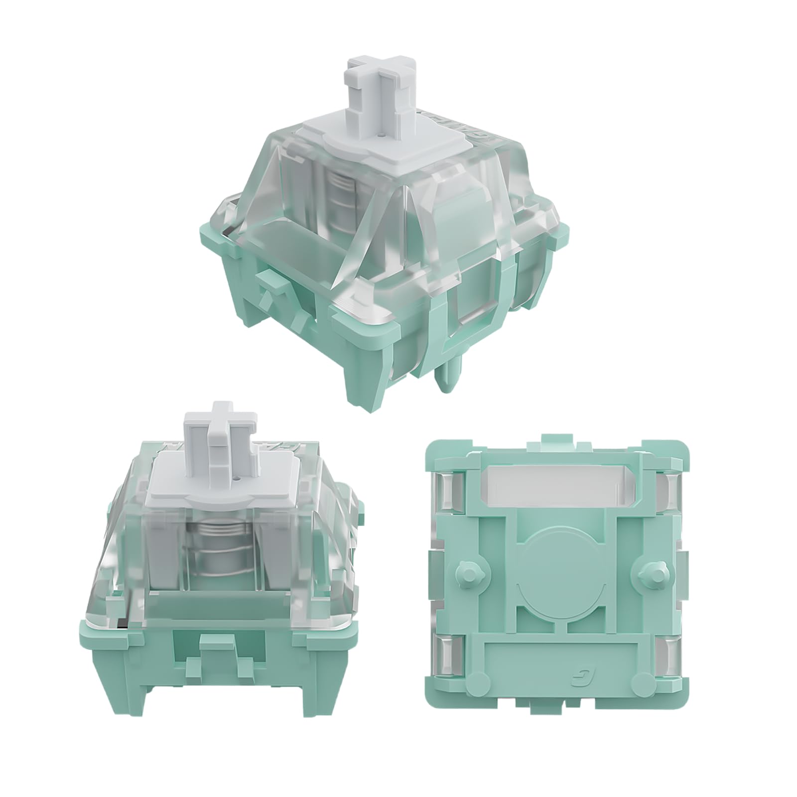 GUYEKS Gateron Magnetic Jade Keyboard Switches,Pre-lubed,30gf Switches Keyboards,Compatible with RGB LED,Freely Setting Pre-Travel Key Switches for MX Mechanical Keyboard Suitable (10PCS)