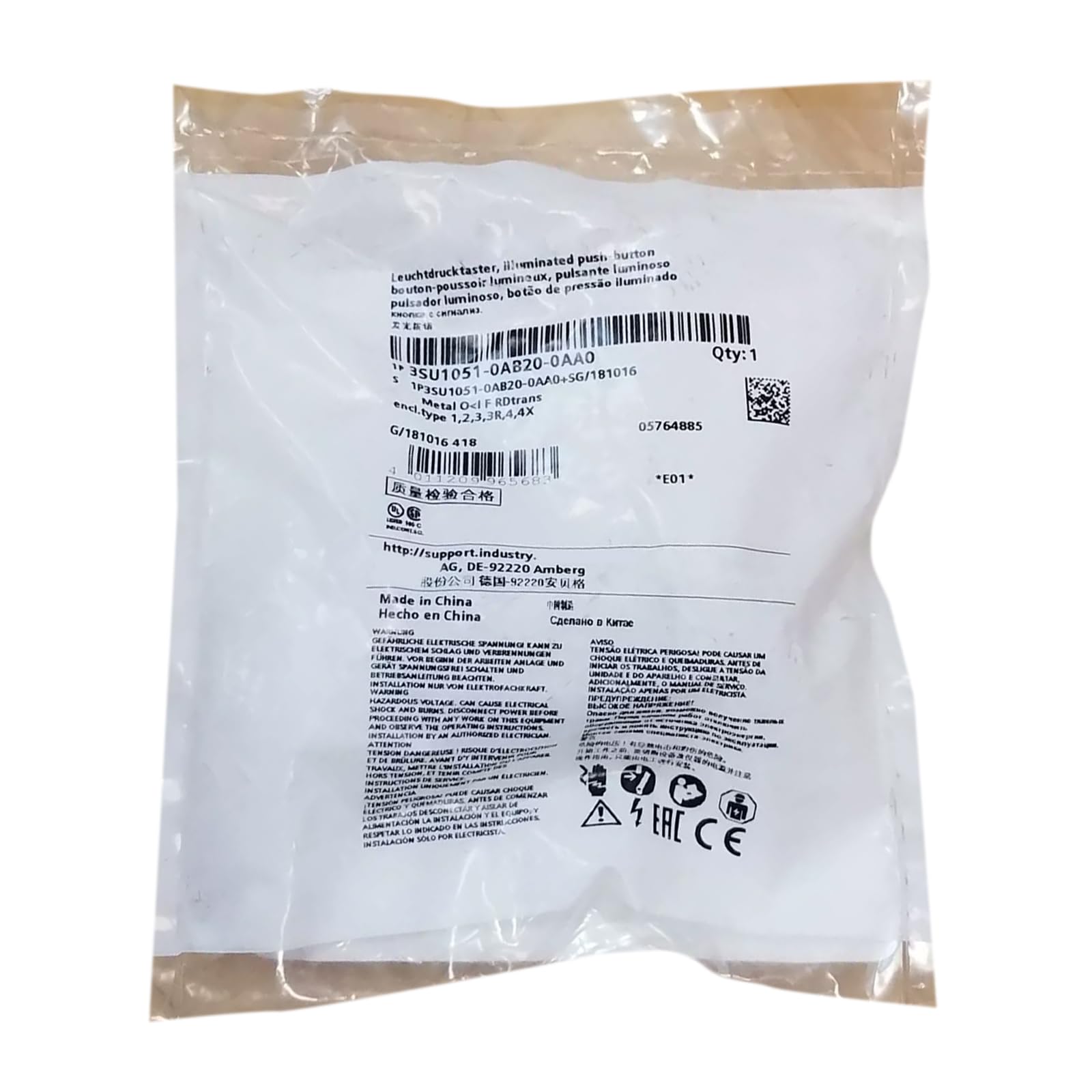 3SU1051-0AB20-0AA0 commande industrielle neuve garantie 1 an
