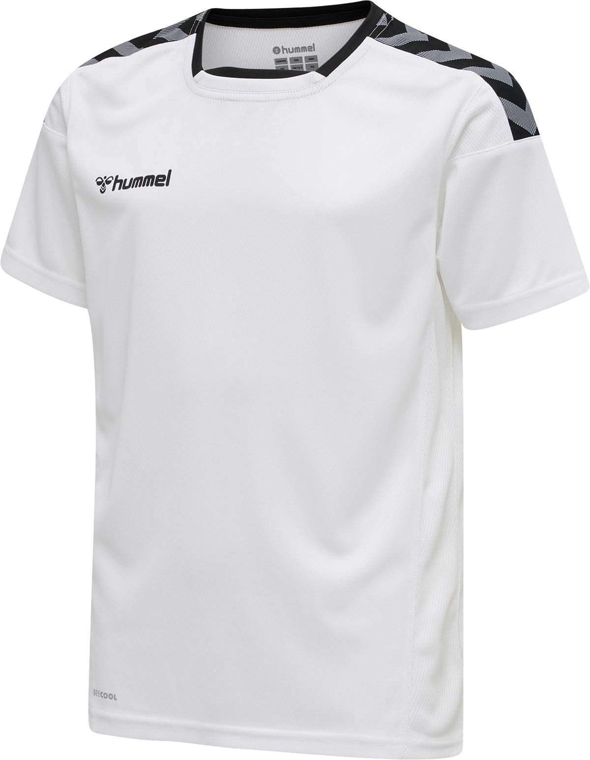 hummel Boys' Hmlauthentic Kids Poly Jersey S/S Jersey White