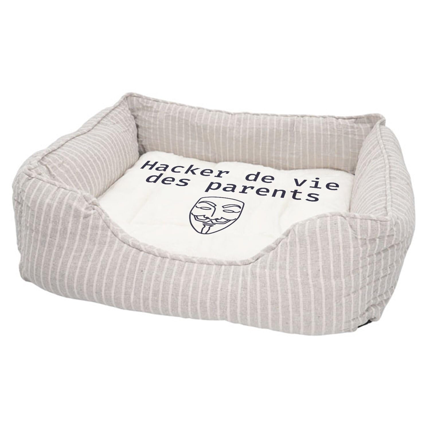 Panier pour chien déhoussable et lavable lit moelleux antidérapant