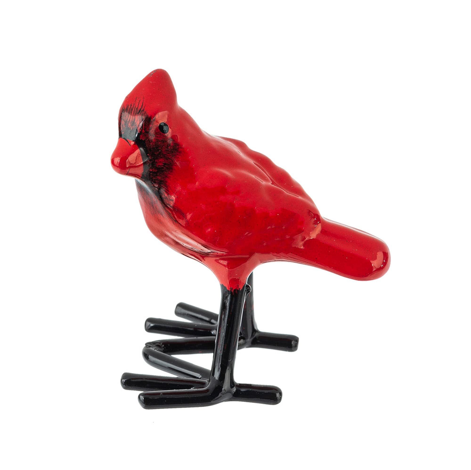 置物  Birds Red Cardinal Amazon.com: Ganz CX176433 Small Regal Red Cardinal Figurine, 2.76