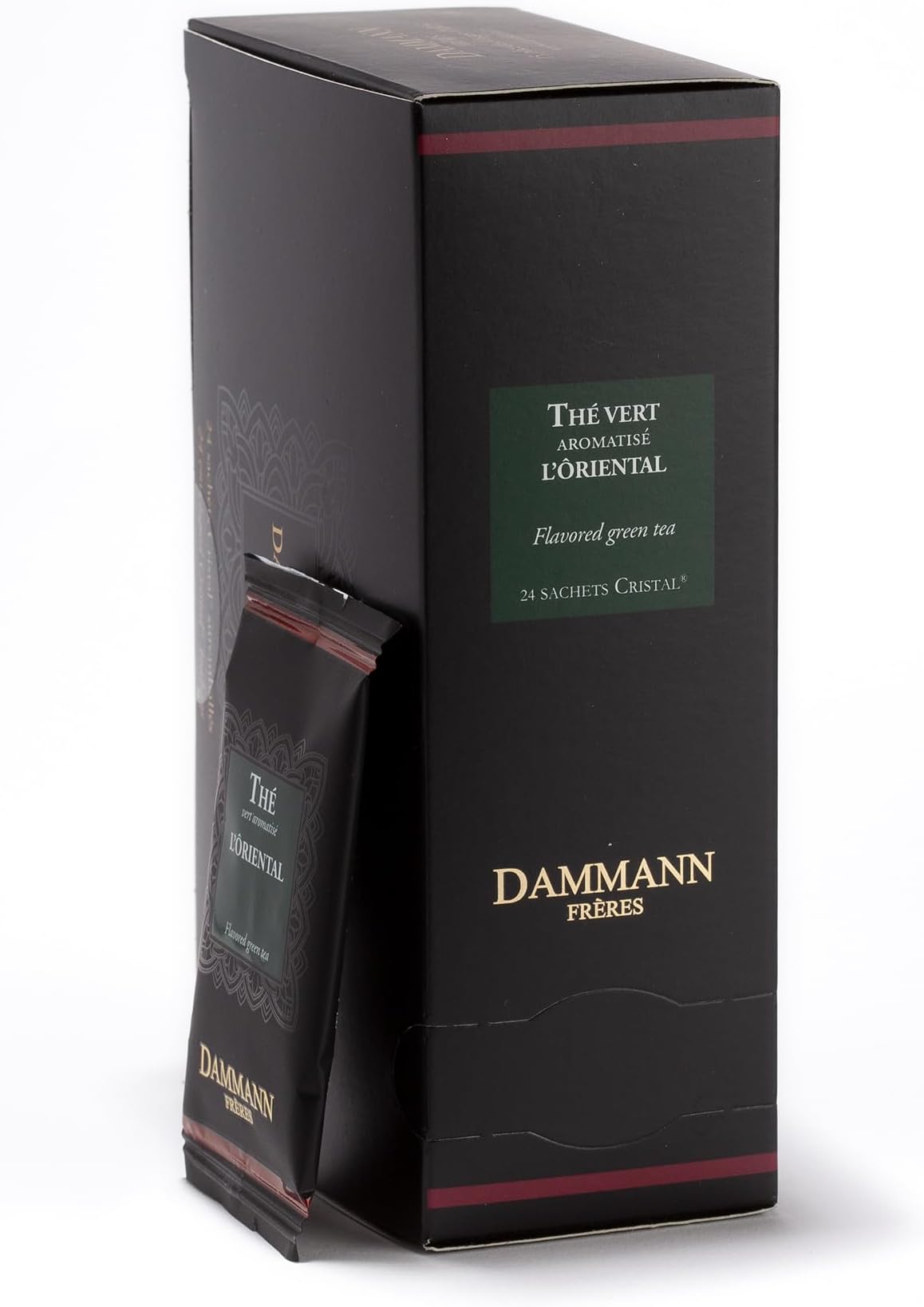 DAMMANN FRERES - L'Oriental Green Tea - 24 wrapped crystal enveloped tea bags