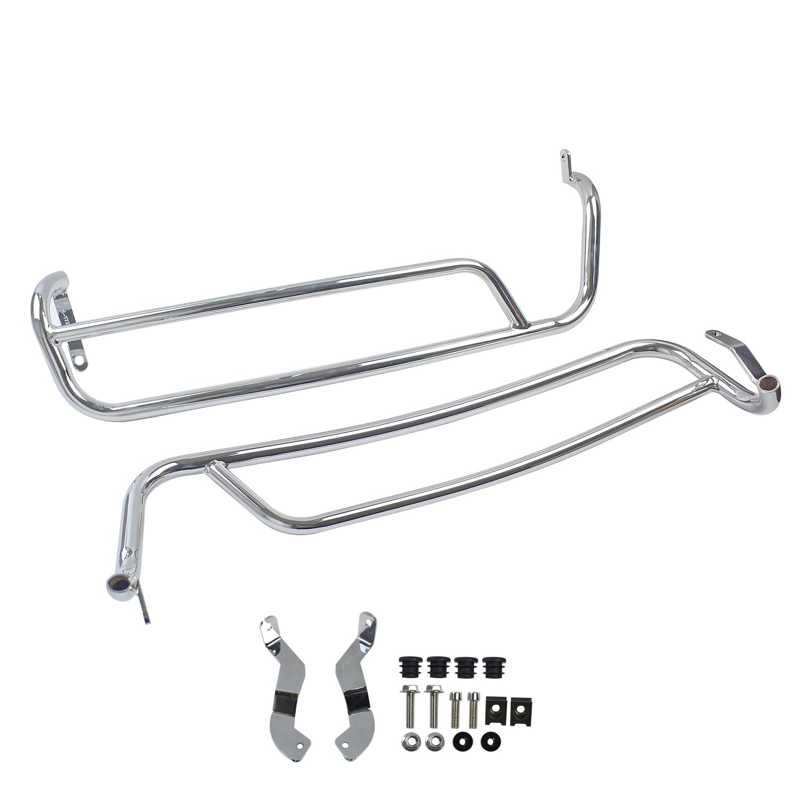 Protection de Moteur de Moto - Cadre de Barre de Protection Contre Les Chutes - Compatible with GTS 125 GTS 300 GTV 300 Accessoires 2007-2023 GTS 125 GTS 300 GTV 300 (Argent)