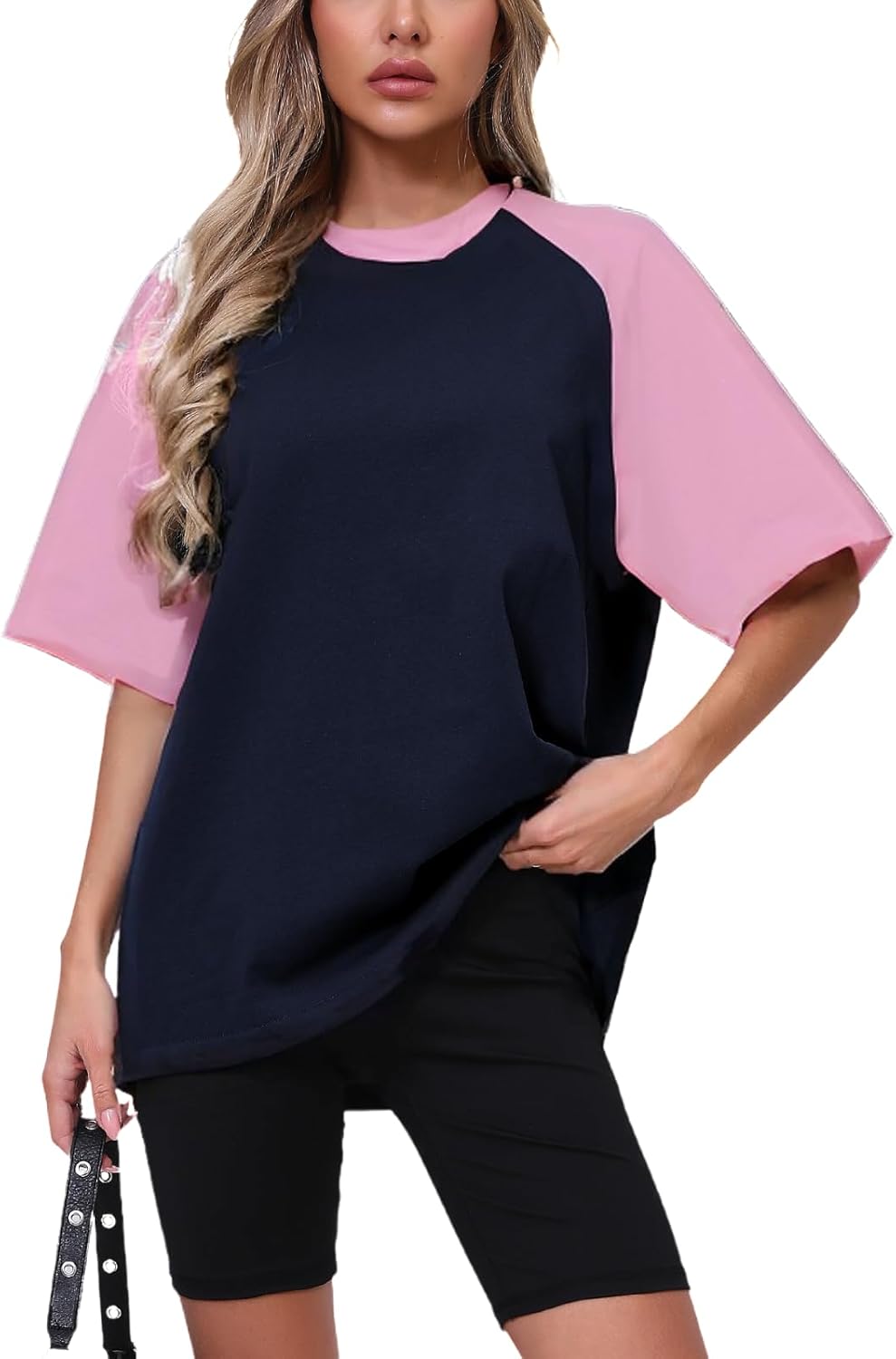 Oversized Short Sleeve T Shirts for Women Summer Workout Casual Tops Loose Fit Cute Basic Tees