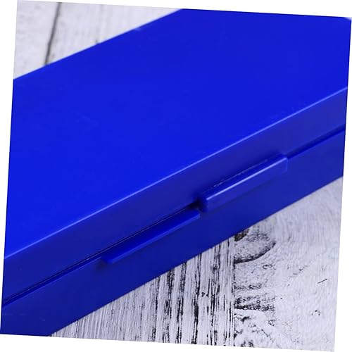 Miniatura 5 de Microscope Slide Organizer 50-Piece Slide Storage Box Lid Easy to Clean Navy Blue for Pathology
