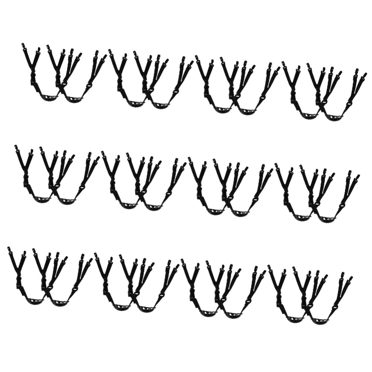 Artibetter 24piezas Correa De Barbilla para Casco De Seguridad De Material Ligero y Duradero Compatible Cascos De Construcción Aleatorios