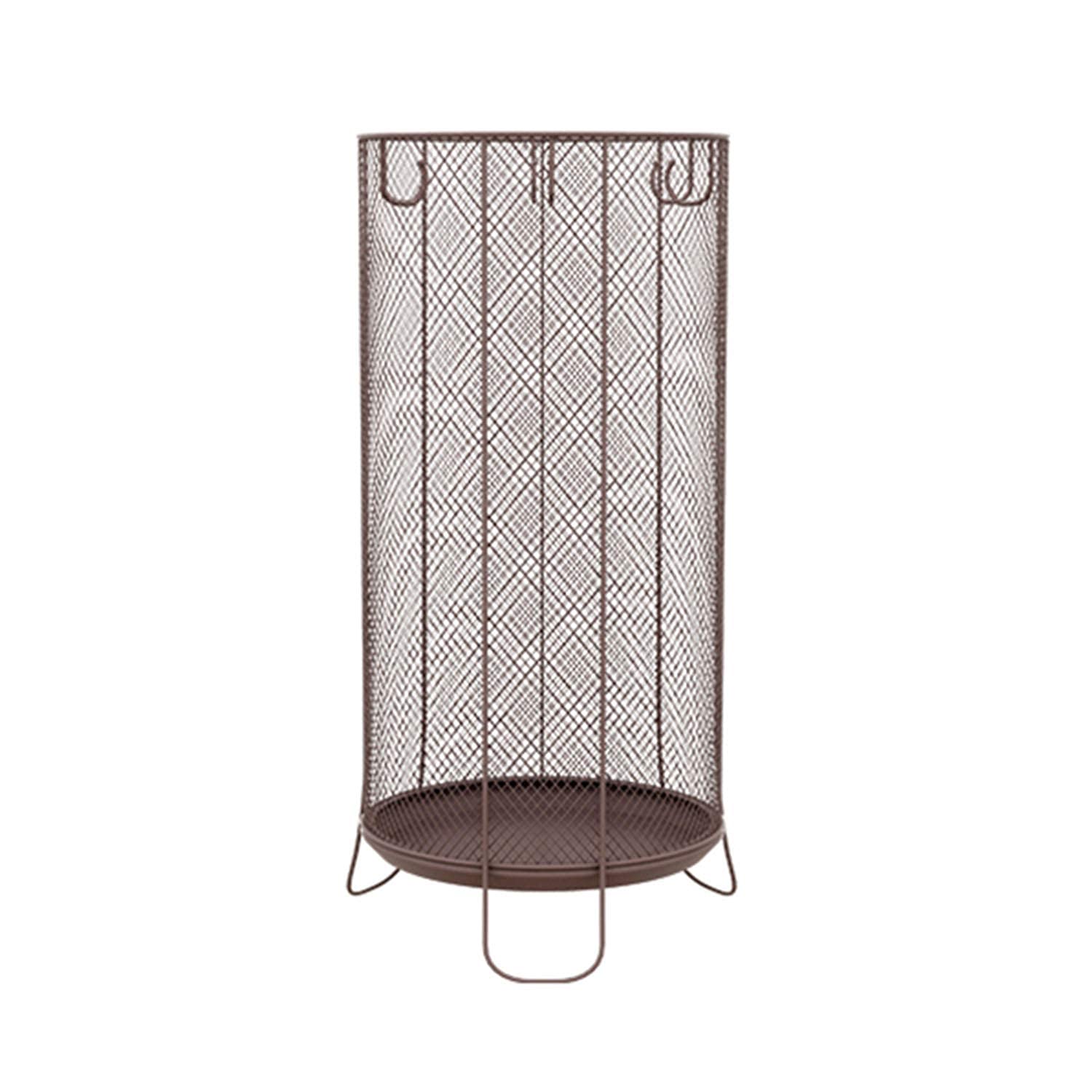 Porte-parapluie rond en maille de métal 58x26cm pour couloir