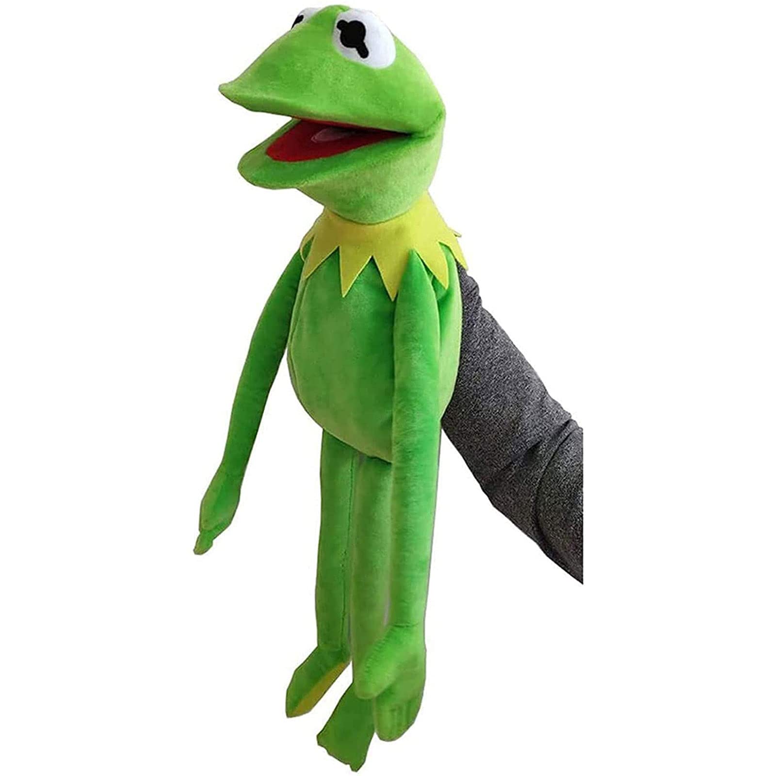 Frog Puppets Plush Toy -The Muppet Show Doll Kermit The Frog Hand Puppets Plush Toys Christmas For Kids 60CM/green