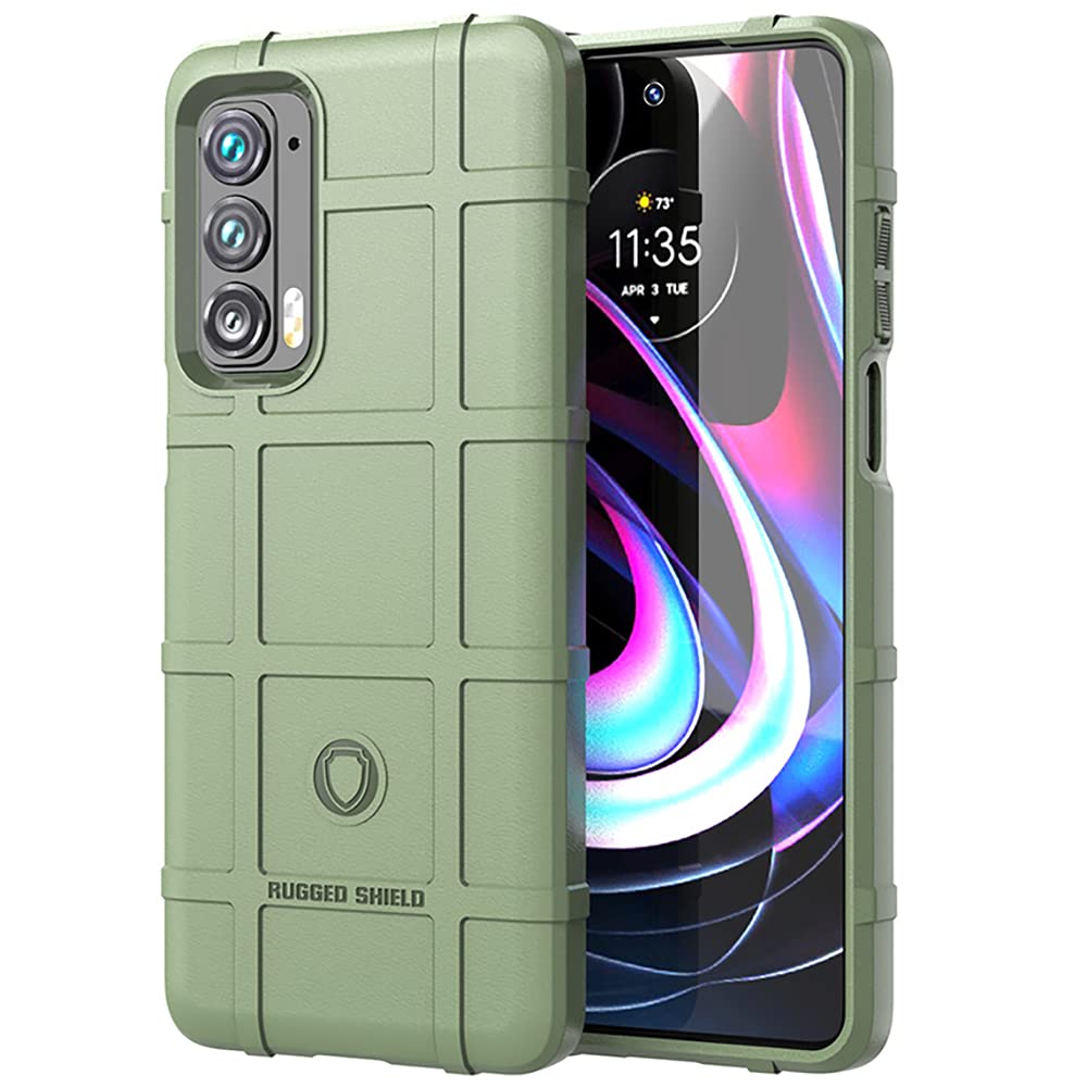 Monwutong Slim Fit Phone Case for Motorola Moto Edge 2021, Rugged Shield Durable Case with Military Grade Shockproof,Drop-Tested and Camera Lens