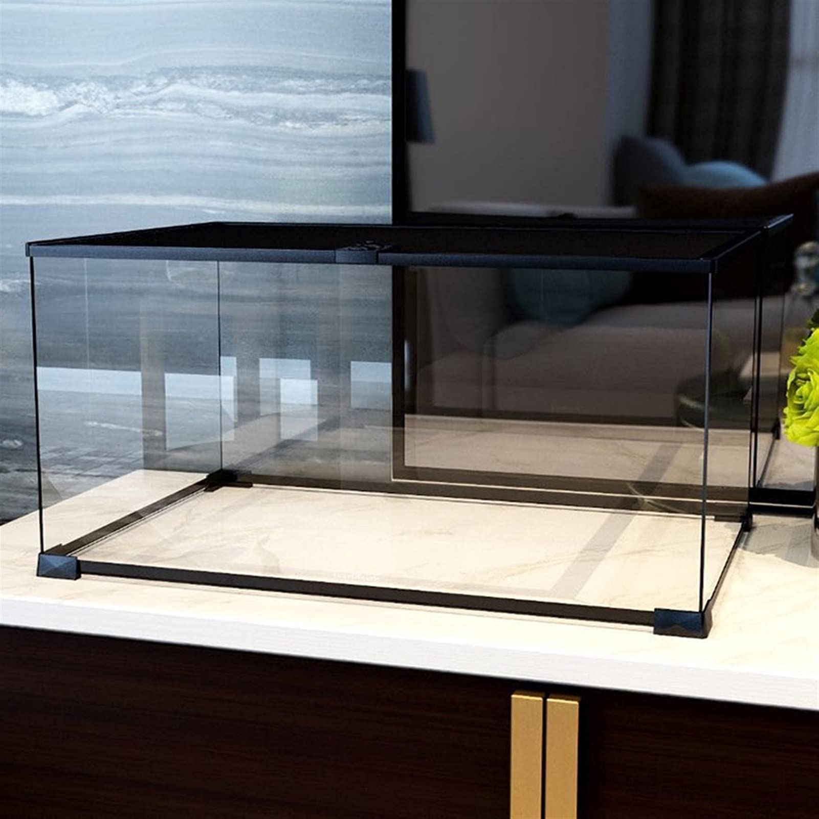 Terrario Serpiente Acrílico para Jaula de Serpiente Tortuga Lagarto - Caja de Transporte Portátil Caja de Serpiente Lagarto Araña