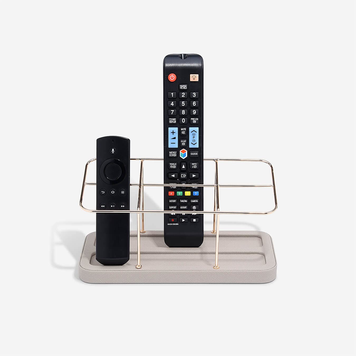 StackersStackers 6 Section Remote Control Holder Taupe & Gold