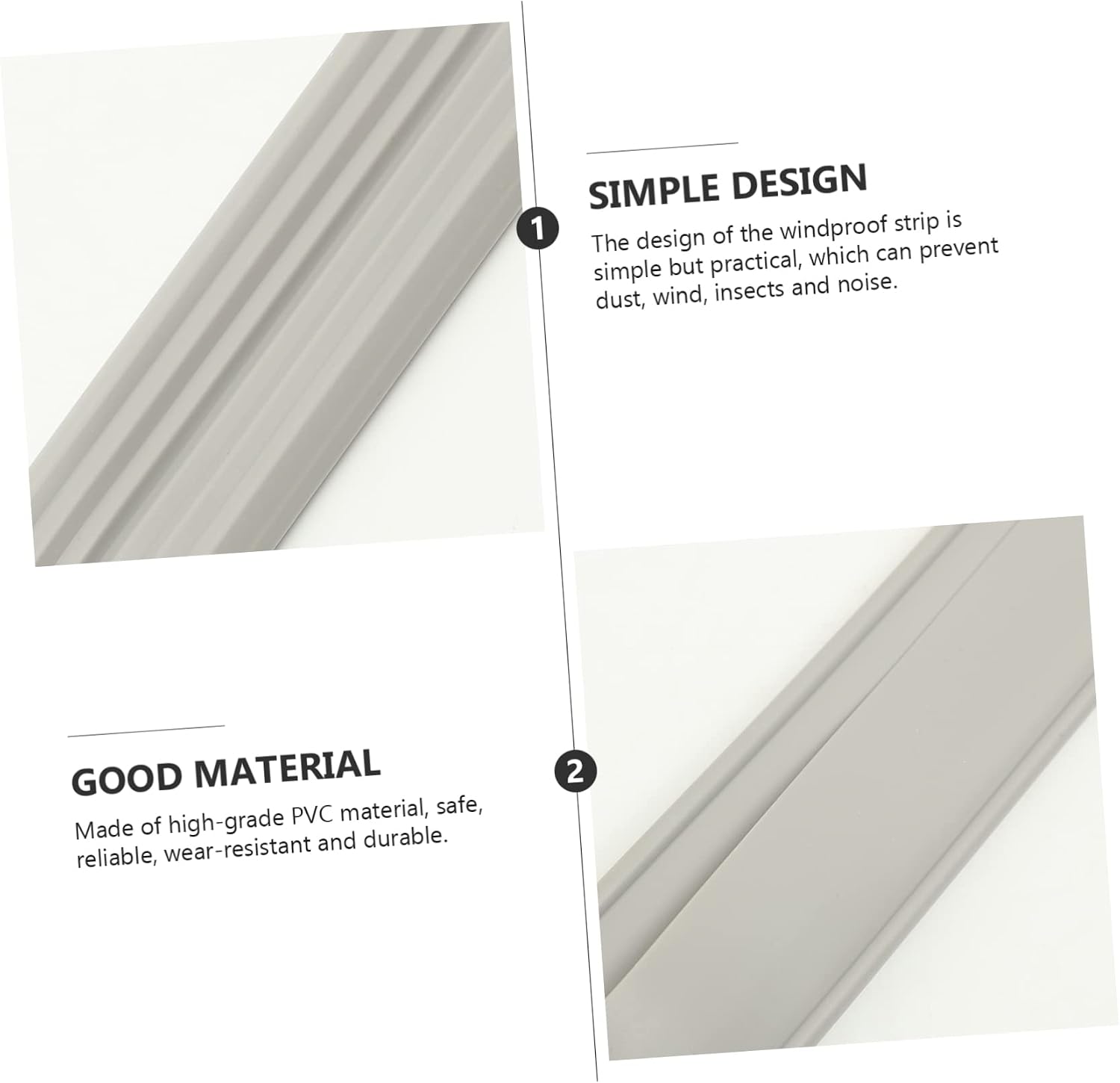 Air and Wind Blocker Bedroom Soundproofing Strip Draft Stopper for Home