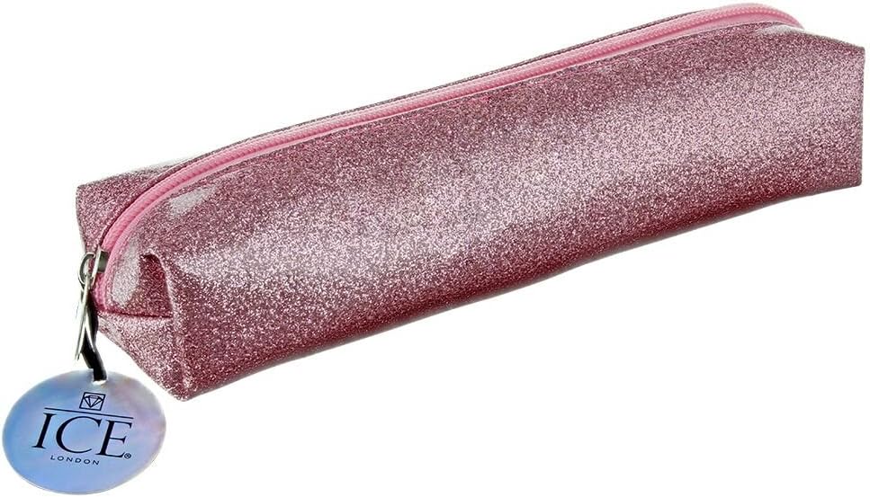 ICE London Glitter Pencil Case - Pink