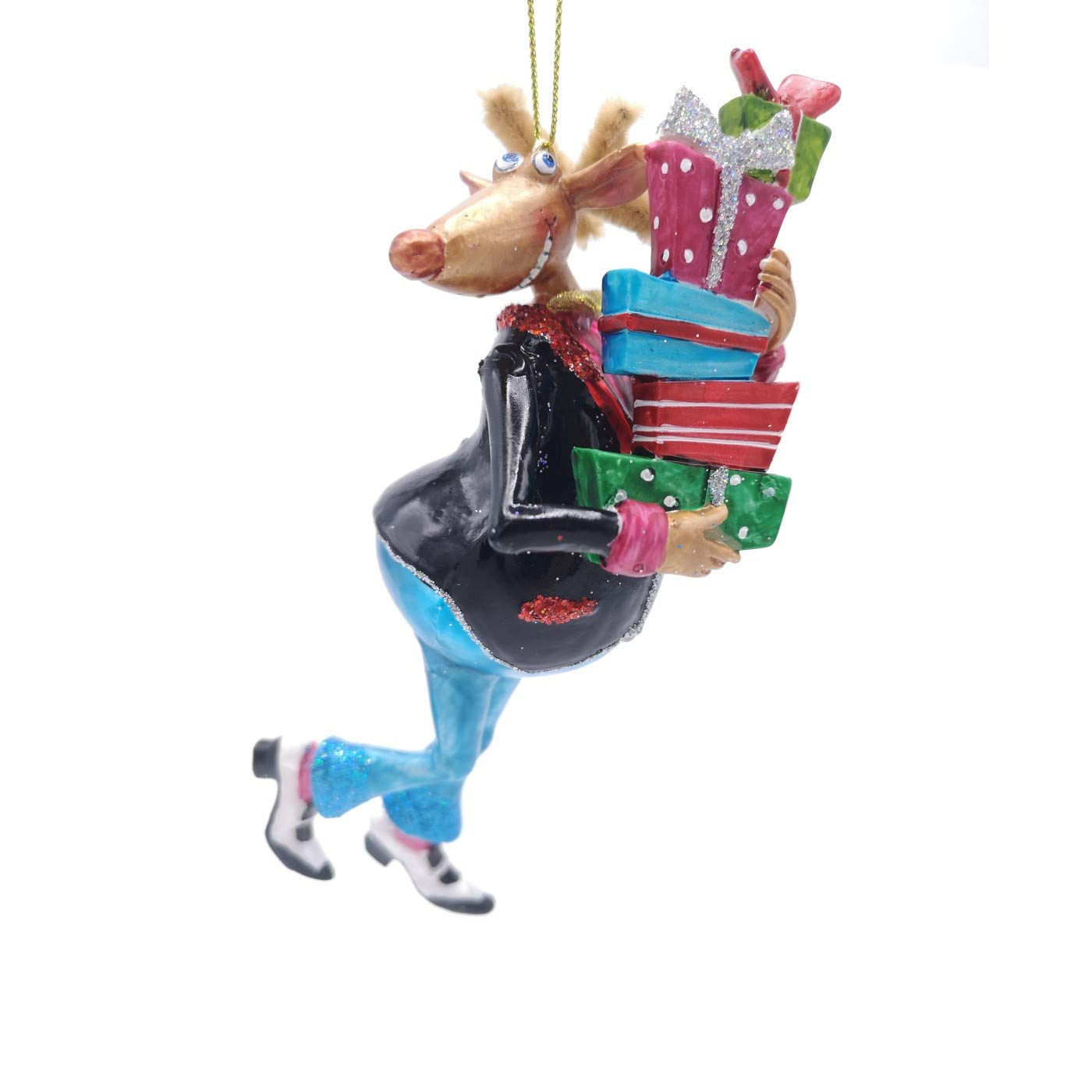 Adorno para árbol de Navidad premium de cristal Gift Company 15 cm