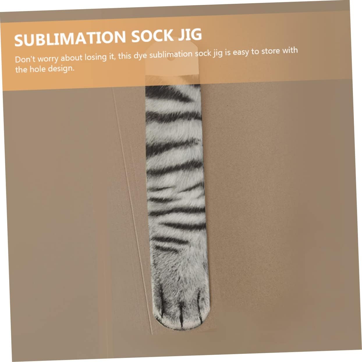 Hohopeti 2pcs Sublimation Sock Jigs Sock Shaping Board Aluminum Board Heat Press Jigs for Printing
