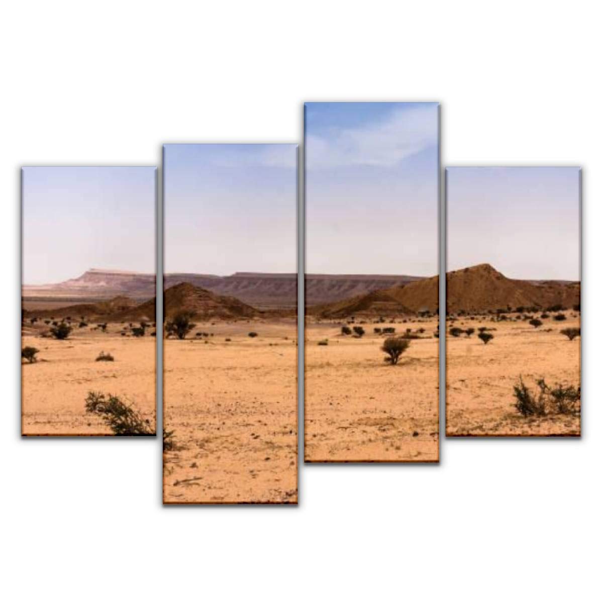 4 Panel Canvas Pictures a desert landscape south west of riyadh riyadhs and pictures Home Decor Gifts Canvas Wall Art for your Living Room
