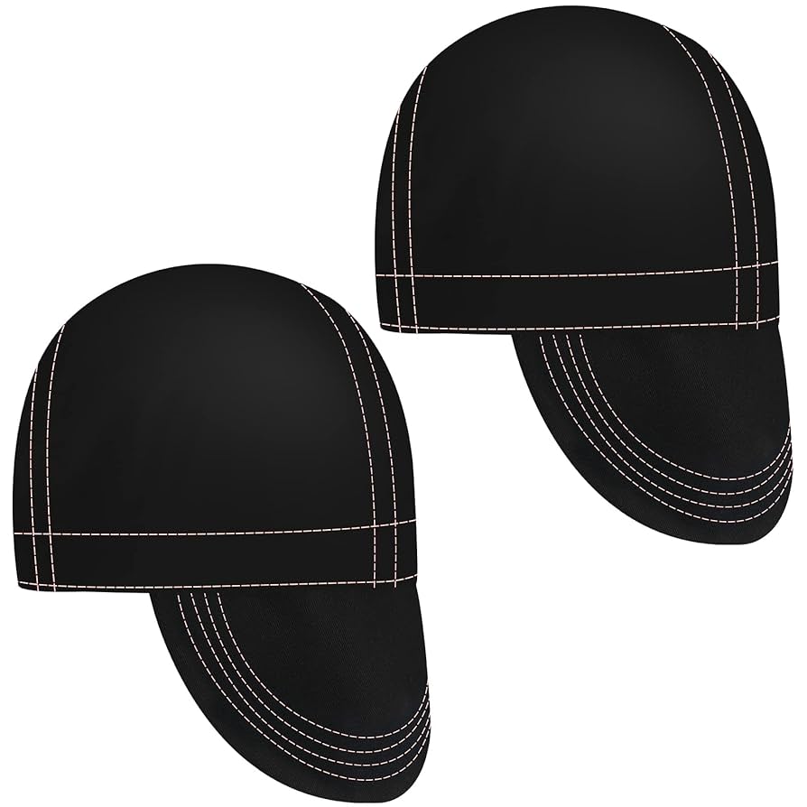 TYPESERVICE Flat Cap ハンチング PIP HardCap A1+ 282-ABM130-11 Baseball Style Bump Cap, Black