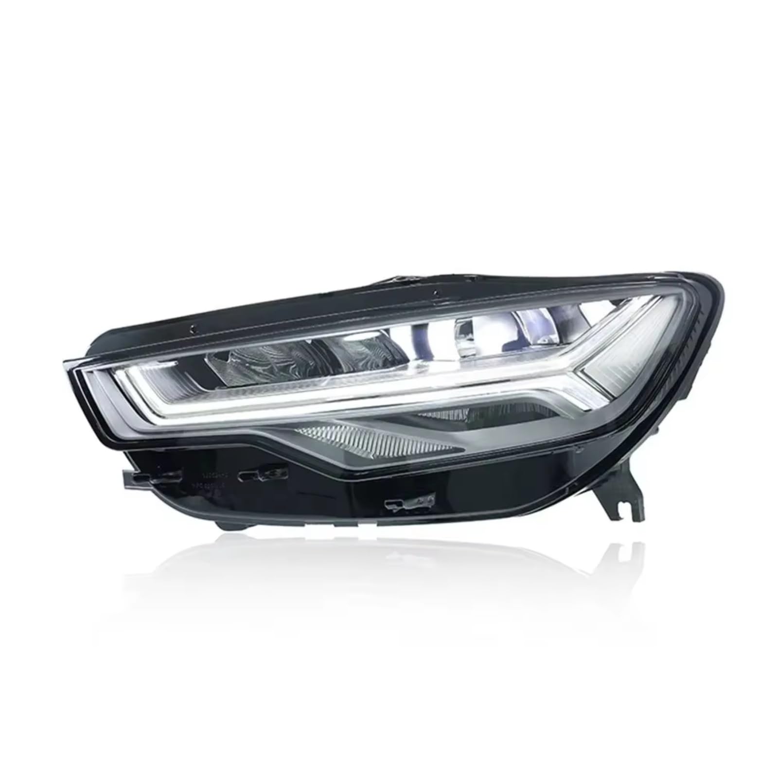 DRL Compatible Con A6 2012 2013 2014 2015 Accesorios Automóvil Faros Delanteros Luces Giro Delanteras Reparación Reemplazo Componentes Plug And Play