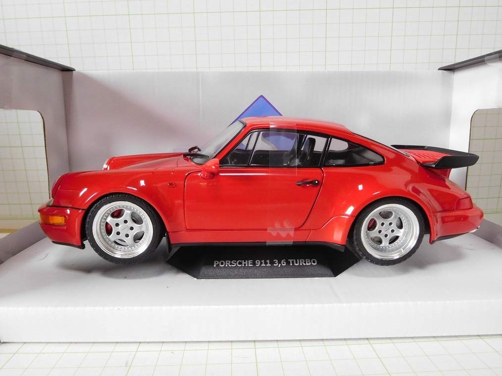 Amazon | ソリド 1/18 ポルシェ 911 964 3.6 ターボ レッド
