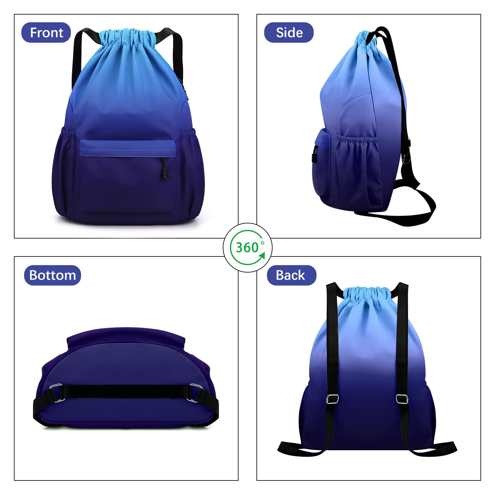 Mochila Gimnasio Hombre Mochila Deportiva Impermeable Bolsa De