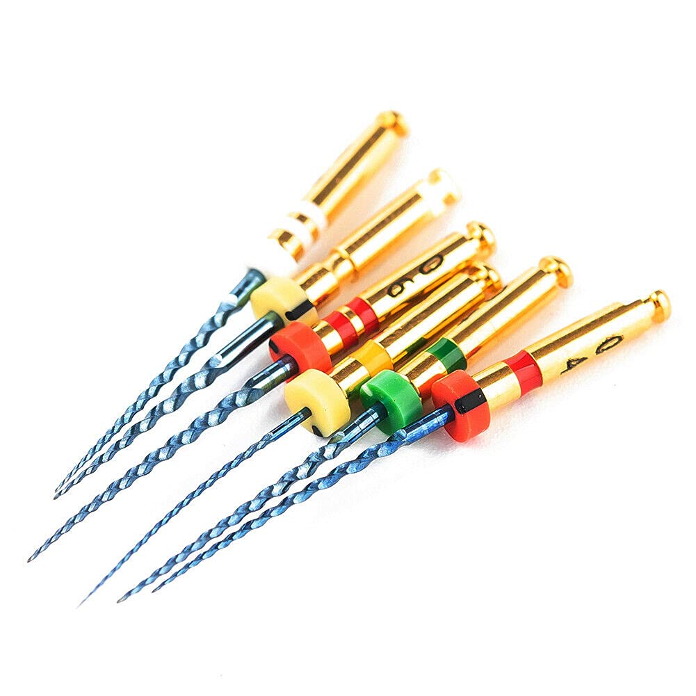 NITI Rotary Files 6-Pack Dental Endo Rotary Files NiTi 25mm - Root ...