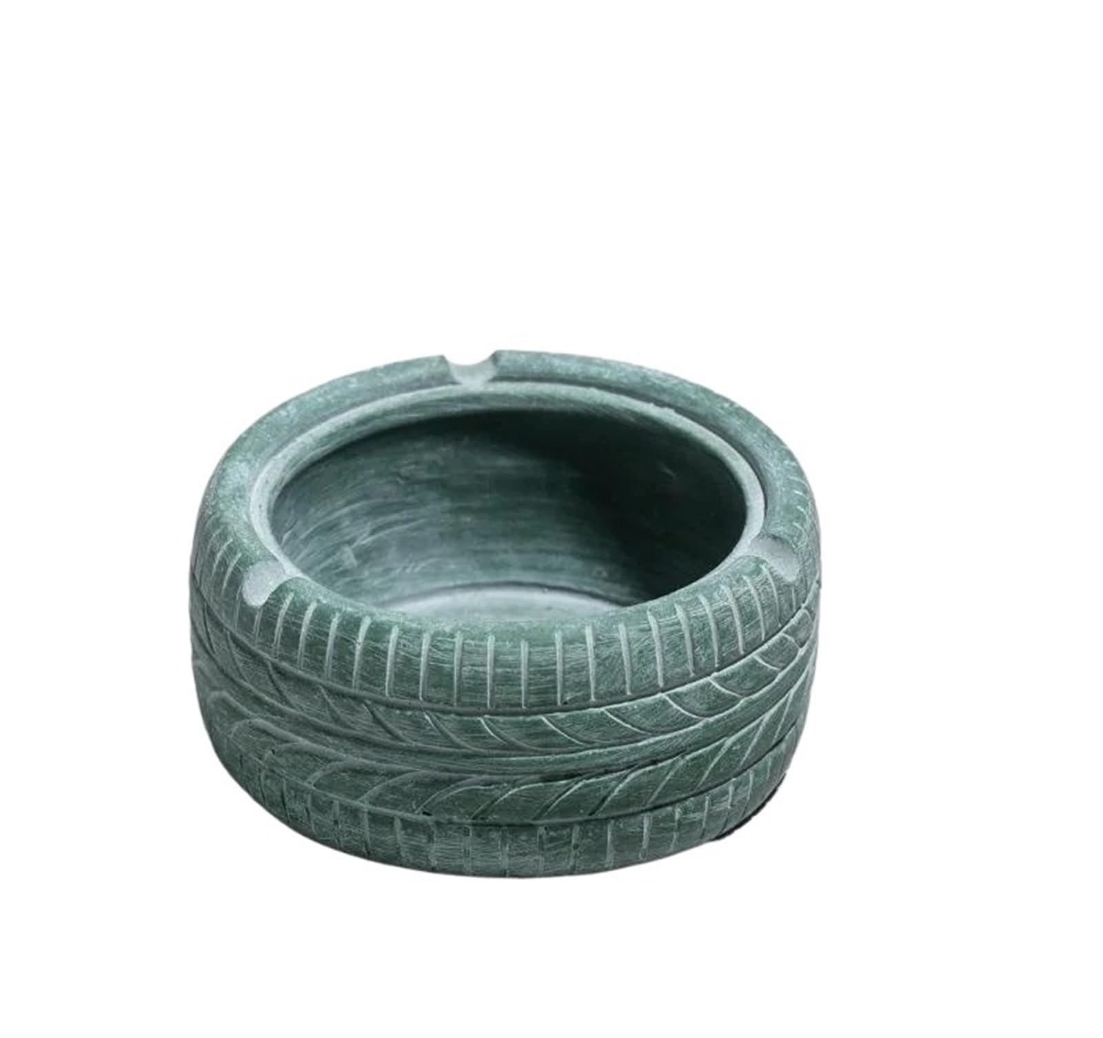 American Retro Tire Ashtray - Creative Nordic Home Bar Decorative Ornament(Grass green)