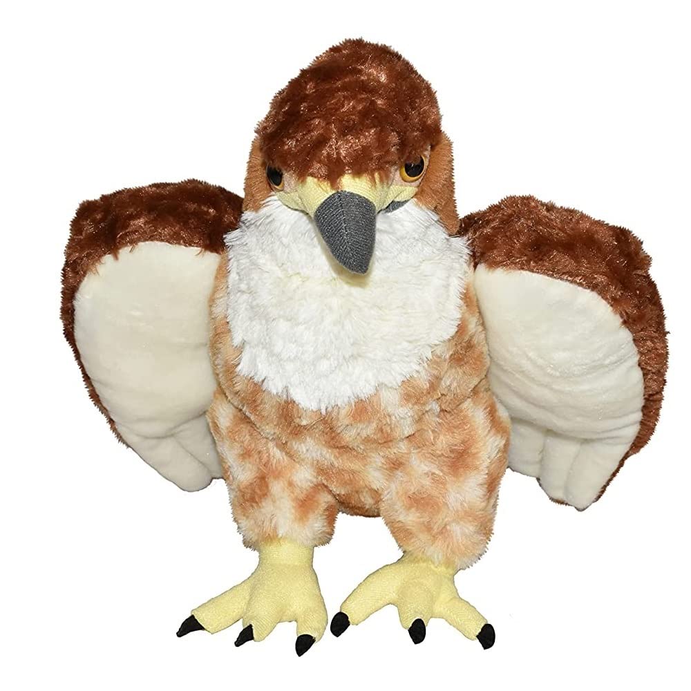Wild Republic Red Tailed Hawk Plush, Stuffed Animal, Plush Toy, Gifts Kids, Cuddlekins, 12 Inches - Image 2