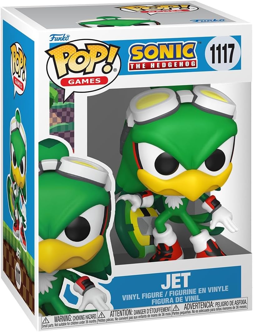 Funko Pop! Games: Sonic The Hedgehog - Jet - Jet The Hawk - Collectable Vinyl Figure - Gift Idea - Official Merchandise - Toys for Kids & Adults - Video Games Fans