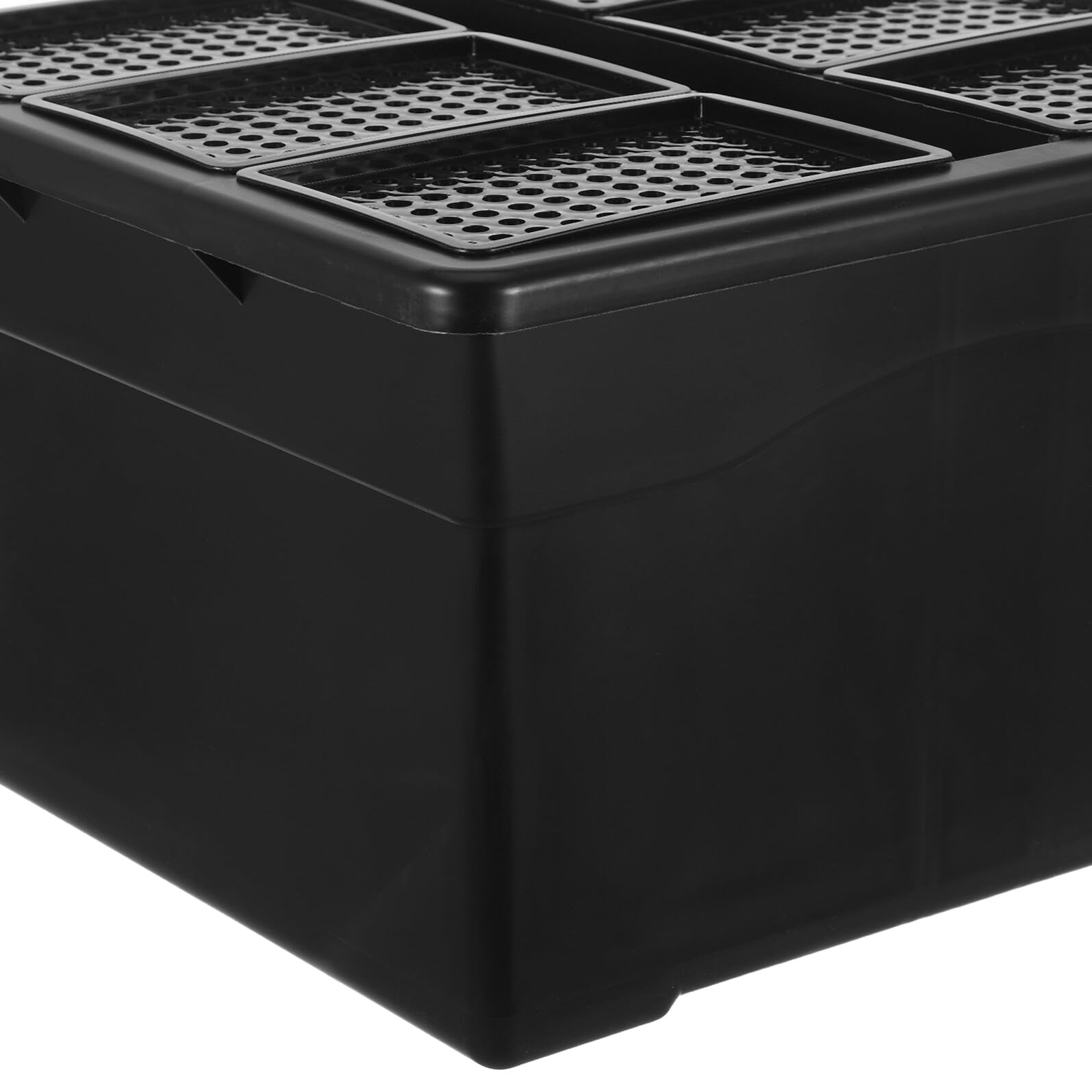 6 Pudełko Hydroponiczne Na Rośliny Pojemnik Na Rośliny Rosnący Pojemnik Taca Do Uprawy Roślin Taca Ogrodnicza Hydroponiczna Sadzarka Black
