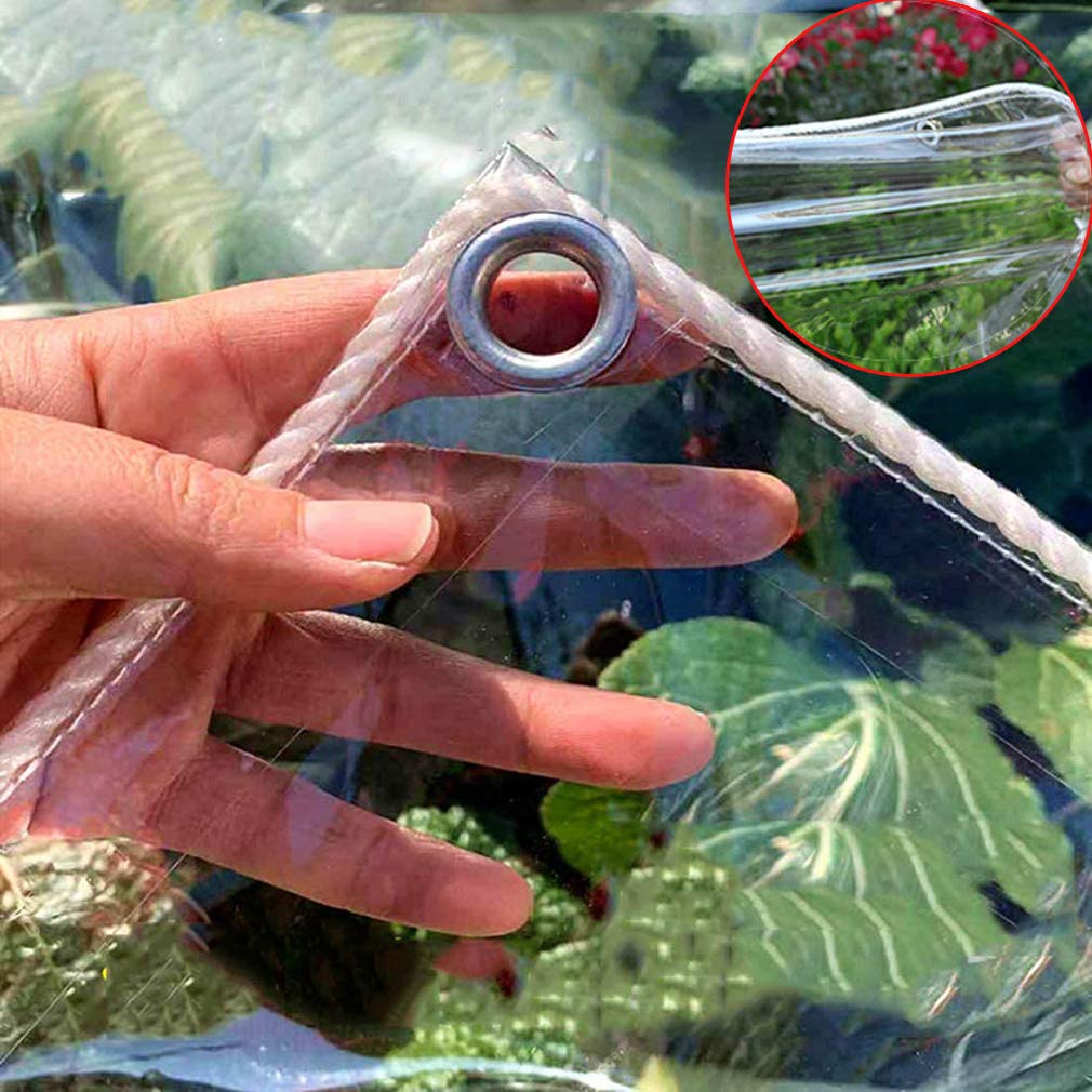 Bâche De Protection Anti-pluie, Transparente, Avec œillets