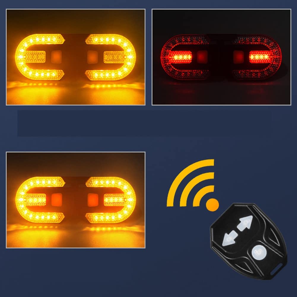 Luci Bici Da Corsa Quystetes Set Di Luci Per Bici Intelligenti USB Ricaricabile Per Kit Luci Anteriore E Posteriore