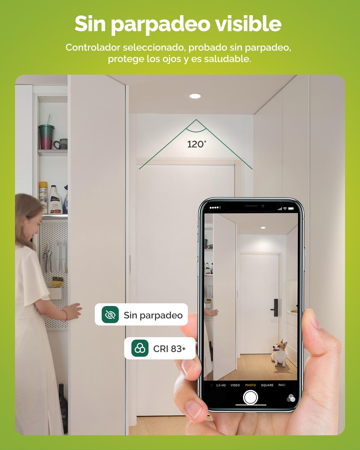 Fondiiz 20 Pack Focos LED Interior Techo Regulable, 5W Downlight LED Techo Empotrable Luz Calida Luz Neutra Luz Frío, Corte 68mm-78mm, Diámetro 88mm, IP44 ojos de buey led para techo baño