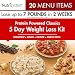 Nutrisystem 5 Day Weight Loss Kit, Turbo Protein Powered Classic