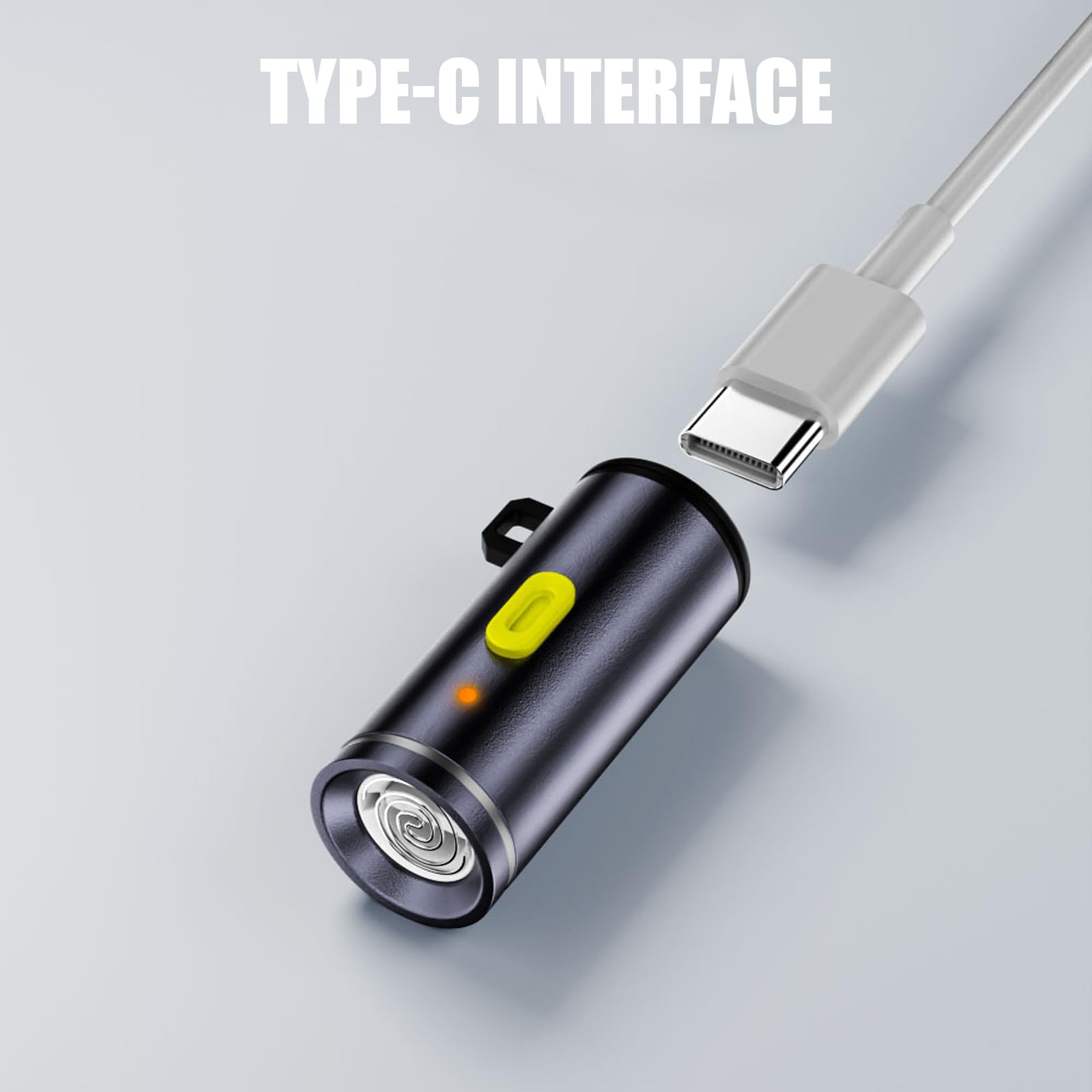 Accendino USB di tipo C resistente, antivento e antipioggia