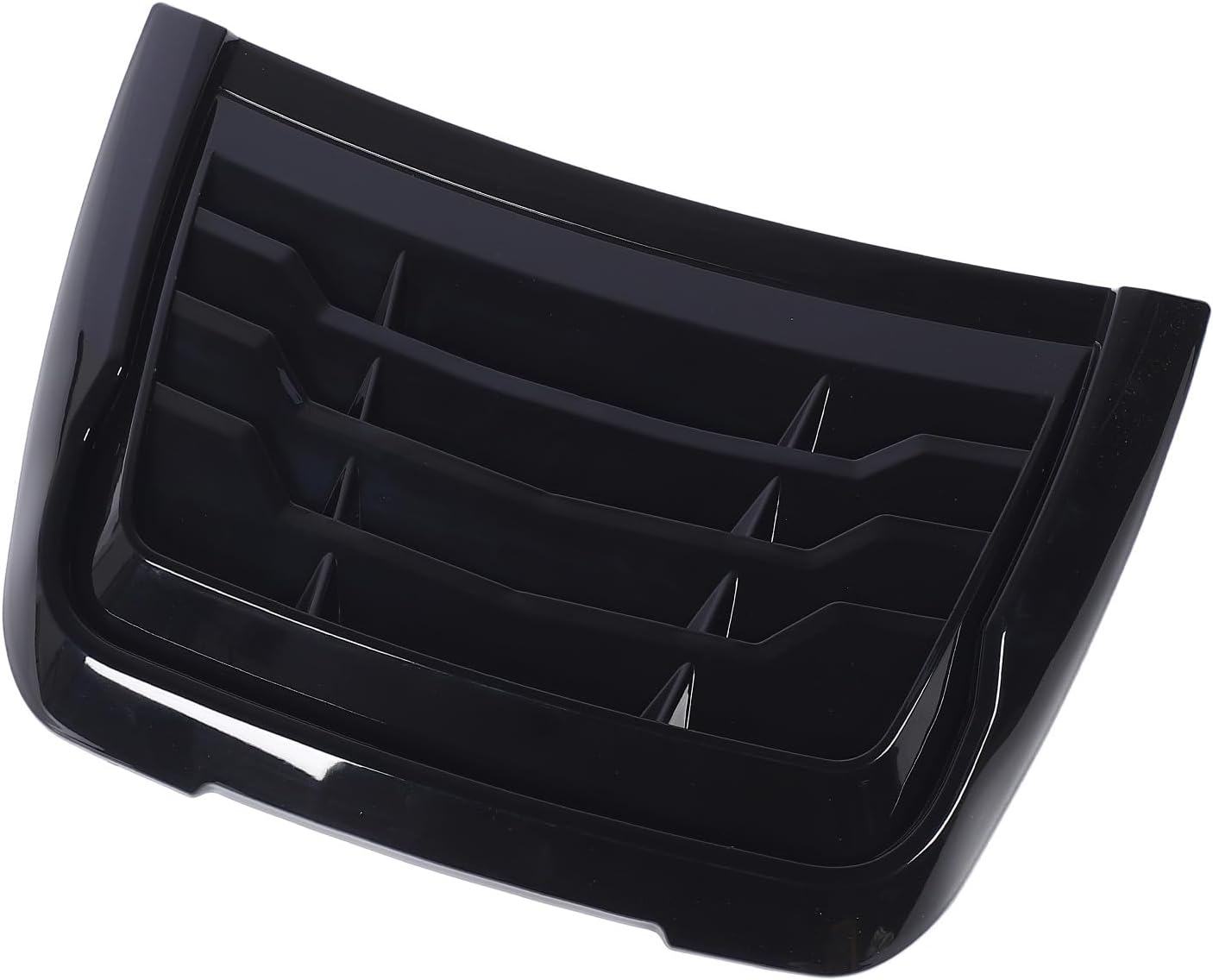 Hood Bonnet Air Intake Vent Scoop Cover, Glossy Black Hood Air Intake Trim Cover Improve Heat Dissipation For XLT XLS XL 2015-2022
