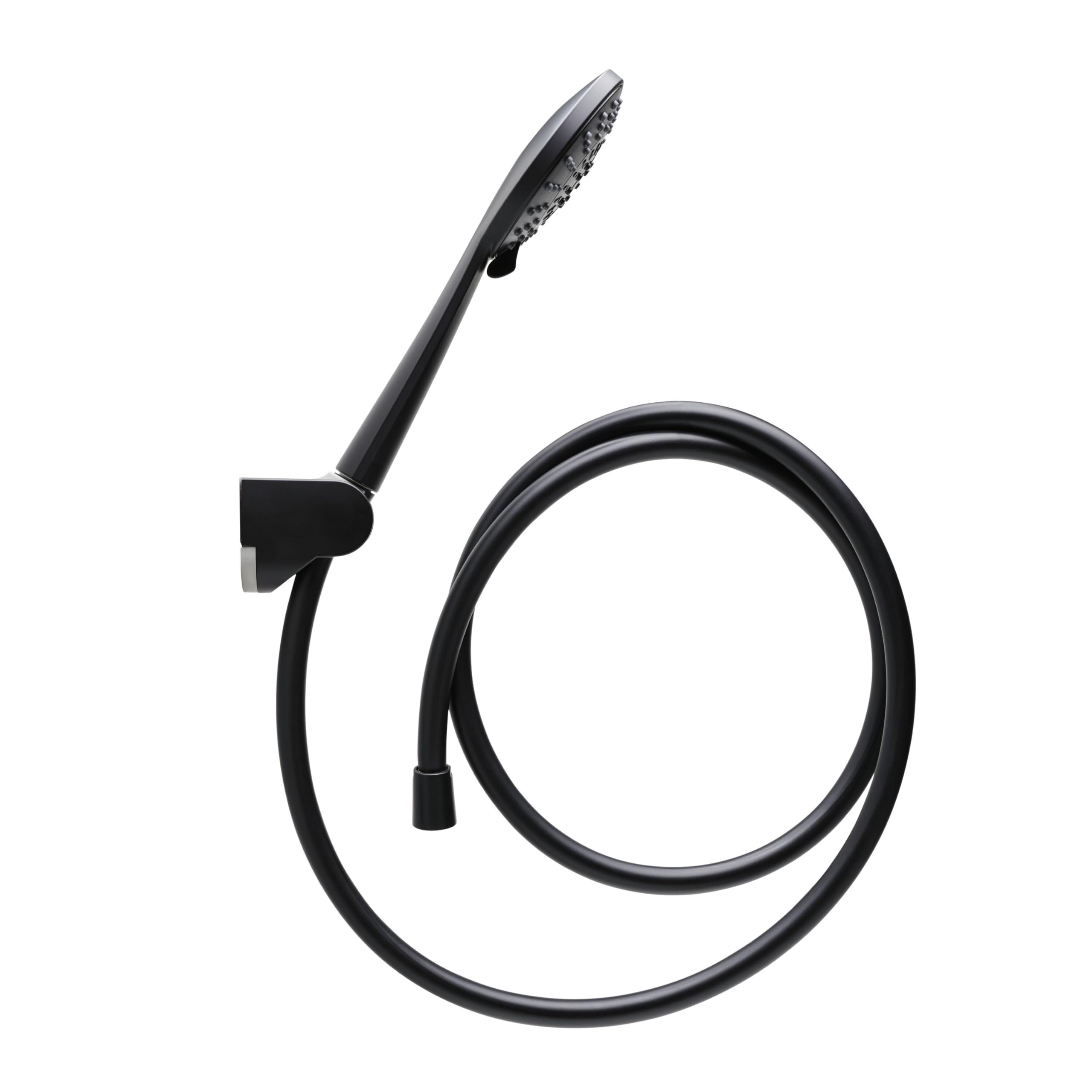 Wirquin Black Roma 5 Jet Shower Head & Hose - Image 2