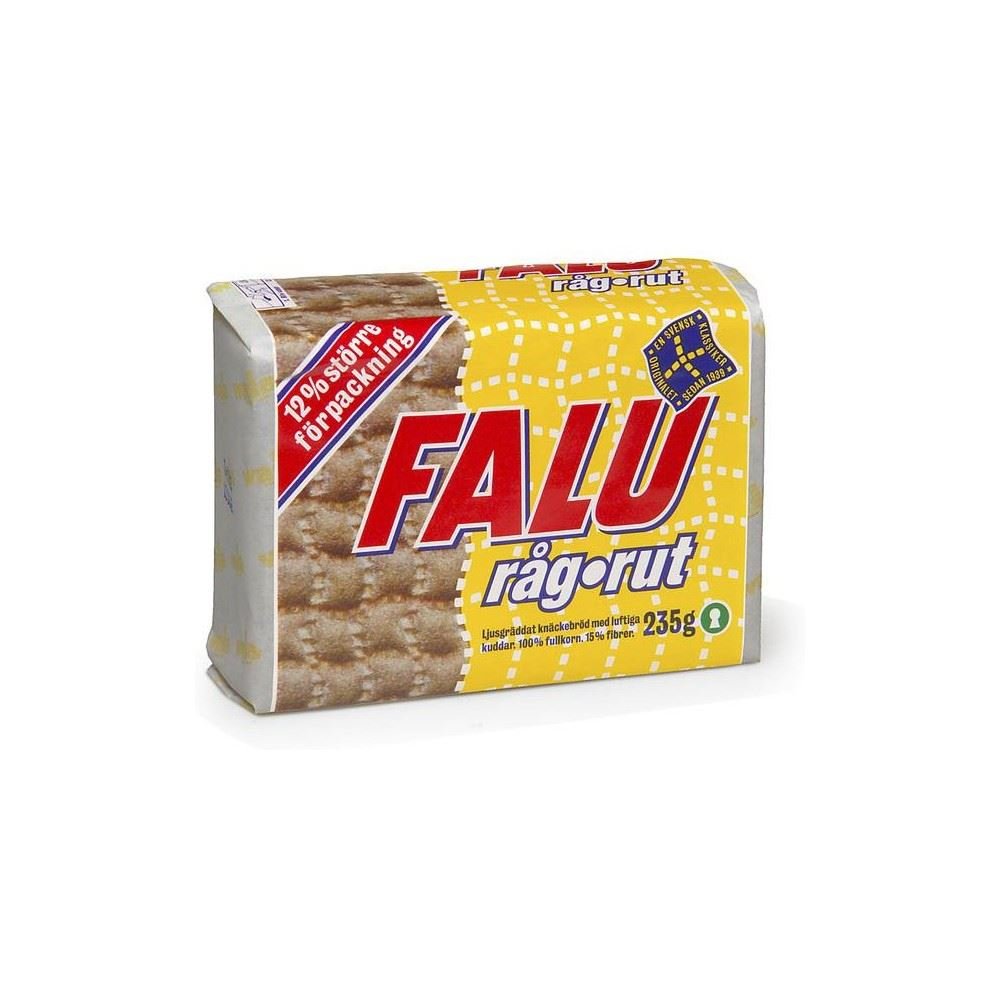 Falu Straccio Carreggiata - Fette Biscottate Segale (235g) (Confezione da 6)