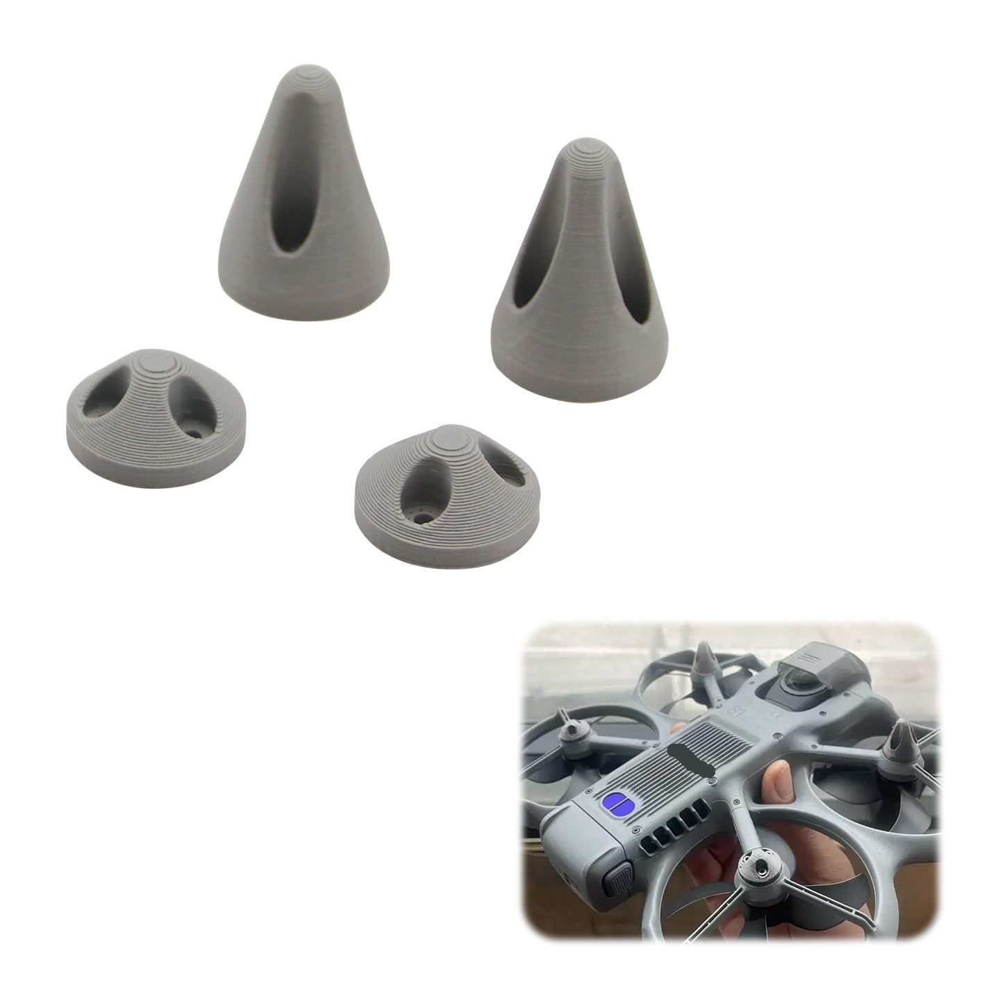 Compatible Para DJI Protector tren elevado TPU antiimpacto Avata 360