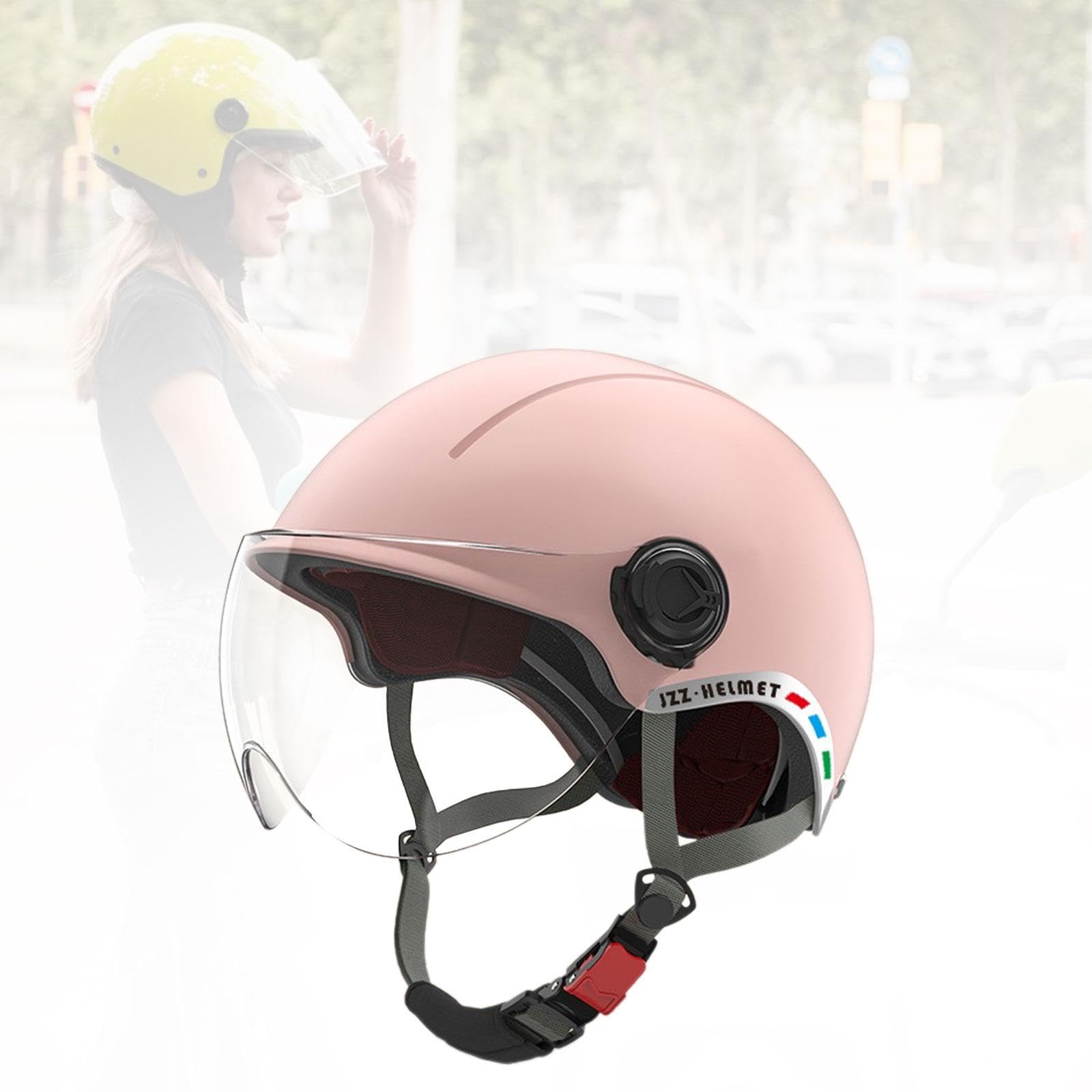 Oshhni Casque Adulte, Casque de, Modèle Demi-Jet