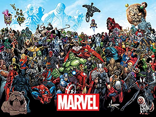 Marvel Comics AFWDC99847 Toile Imprimée, Multicolore, 60 x 80 cm