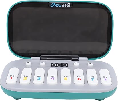CHICIRIS Portable Electronic Keyboard, Mini Digital Piano with 7 Mode Music Rhythms for Hand Speed Practice Parent Child Interaction (Green)