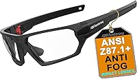 Vista 1 de HTS HUNTERSKY Ballistic Tactical ANSI Z87.1+ Impact Protection Anti Fog Shooting Glasses Military Grade Airsoft Range