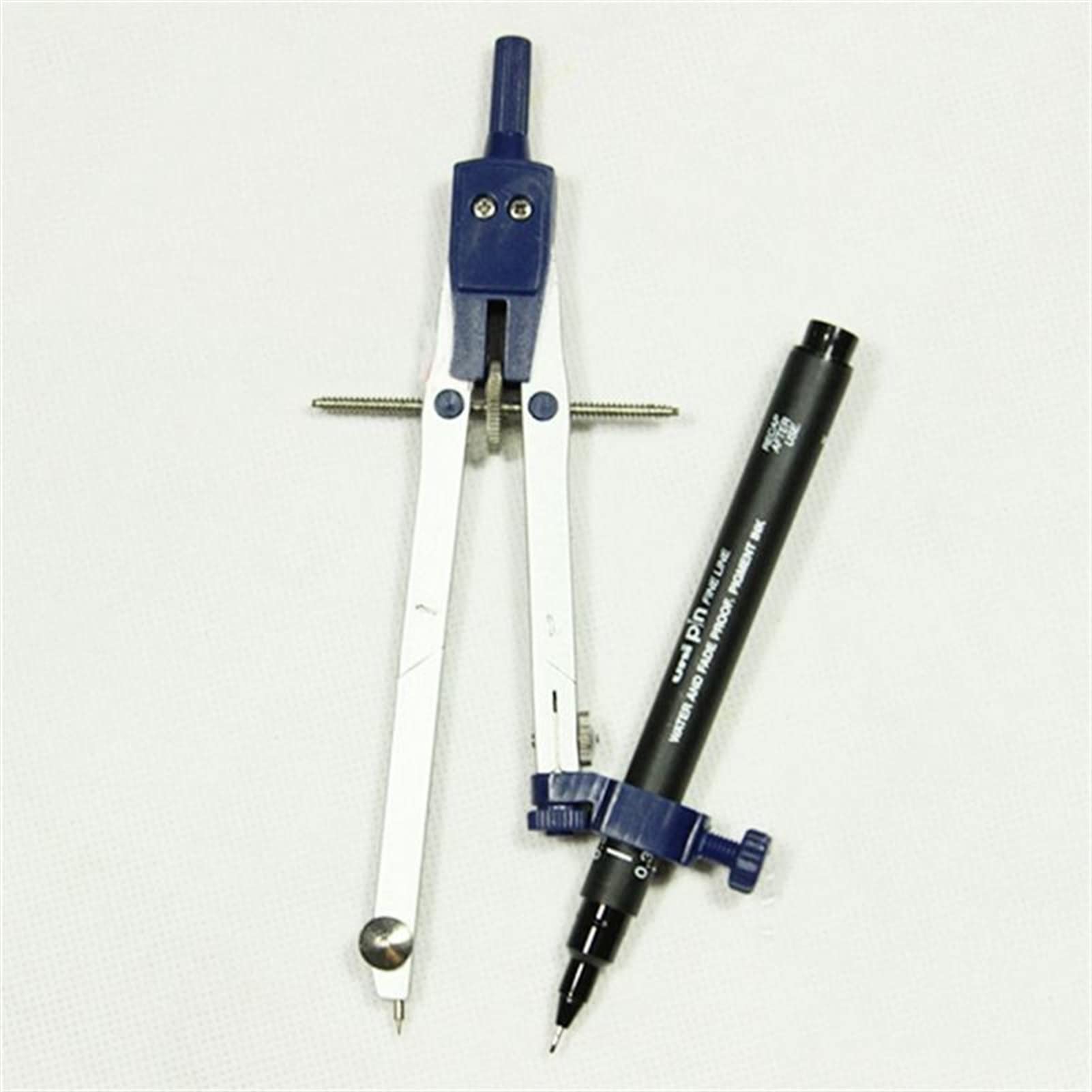 Jeu de jauges circulaires Compass for Geometry Professional Compass Ensemble de rédaction de précision Drafting Compas for Les étudiants Opérateur de Bureau (17x3x1cm) Set de géométrie