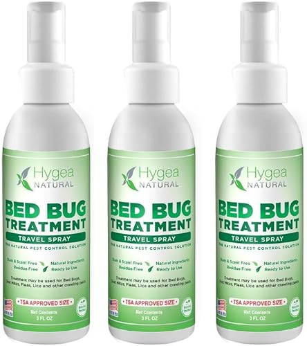 Spray de exterminador de viaje, tratamiento no tĂłxico, erradicador natural de insectos y piojos, 3 onzas, 3 unidades Spray de exterminador de viaje, tratamiento no tĂłxico, erradicador natural de insectos y piojos, 3 onzas, 3 unidades