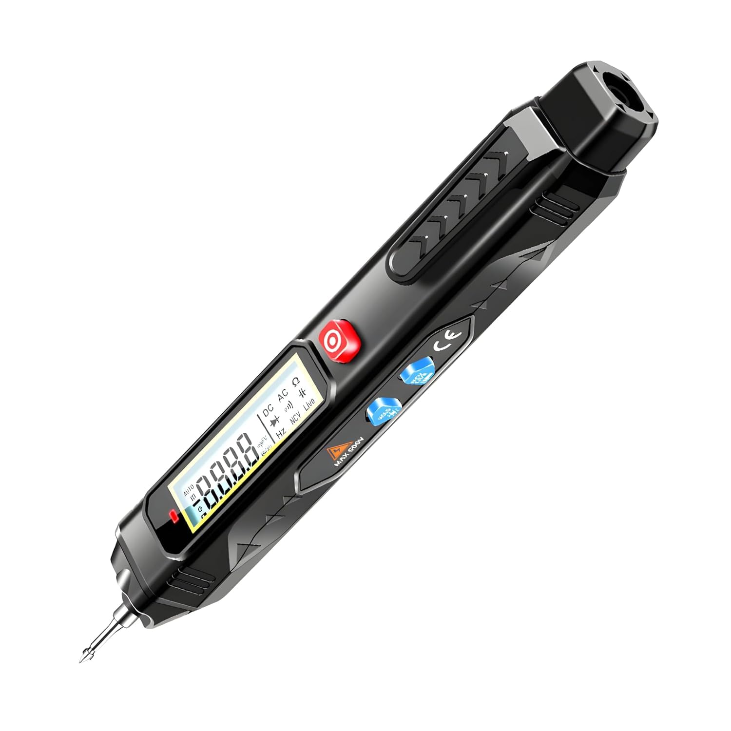 DeWire 2-in-1 Smart Pen Multimeter with NCV - Portable Auto-Detect Tester, LED Flashlight, Wire Recognition, AC/DC Voltage, Resistance & Capacitance with LCD Display-image-49