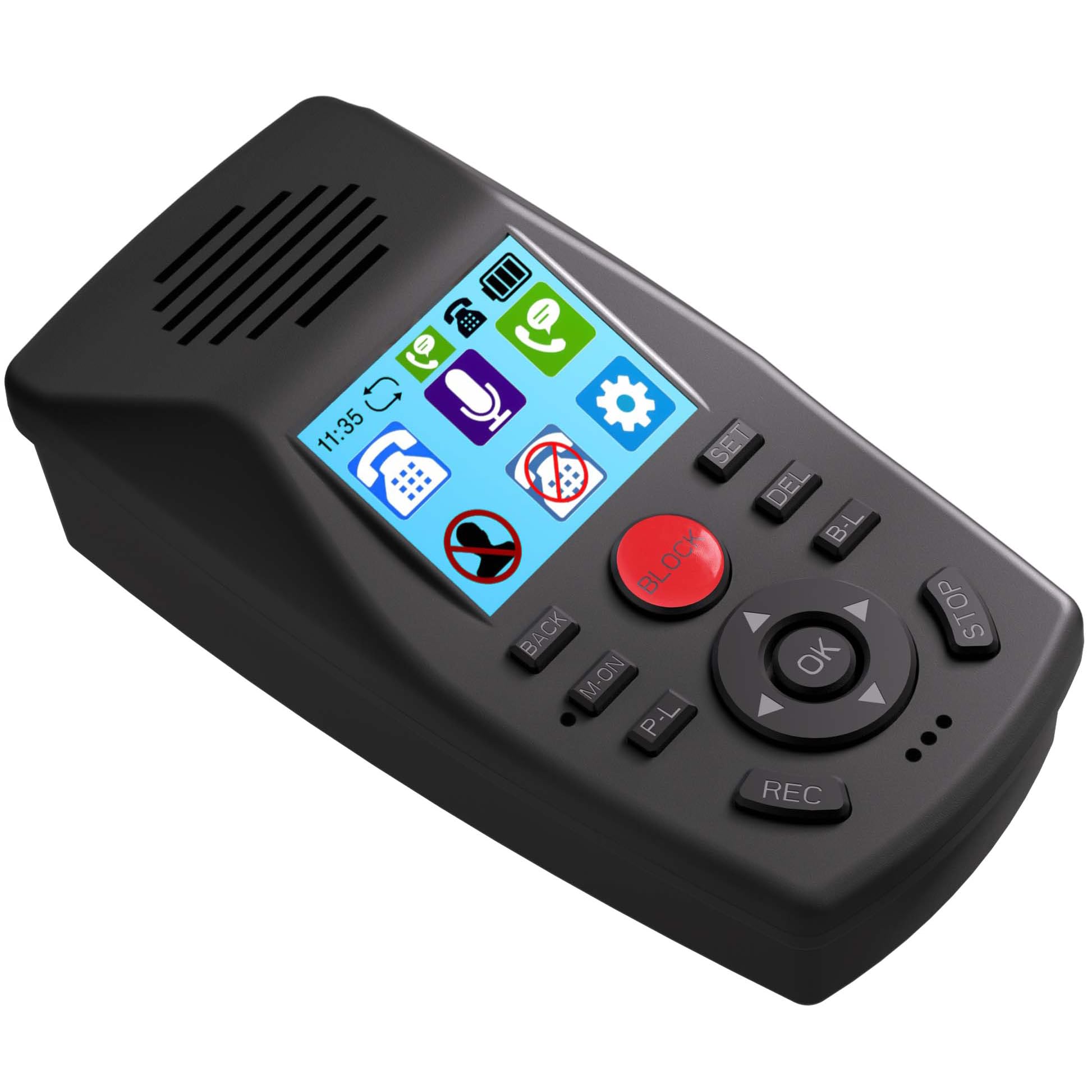 Analog Telephone Recorder, 32GB Automatic Call Recording with Time Stamp, Answer Machine, Remote Access, Call Blocker for Landline Phones with Caller ID, Do Not Disturb, Loop Recording Easy Setup