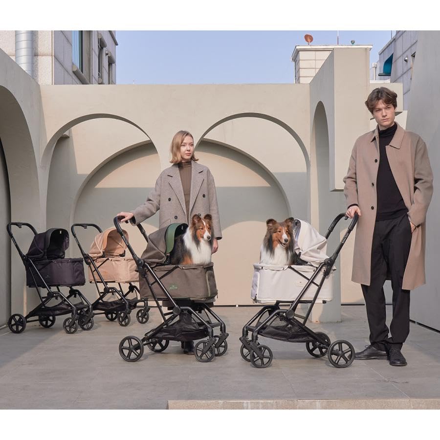 Vista 8 de Royal Tails Florence Florence - Carrito para mascotas, color caqui