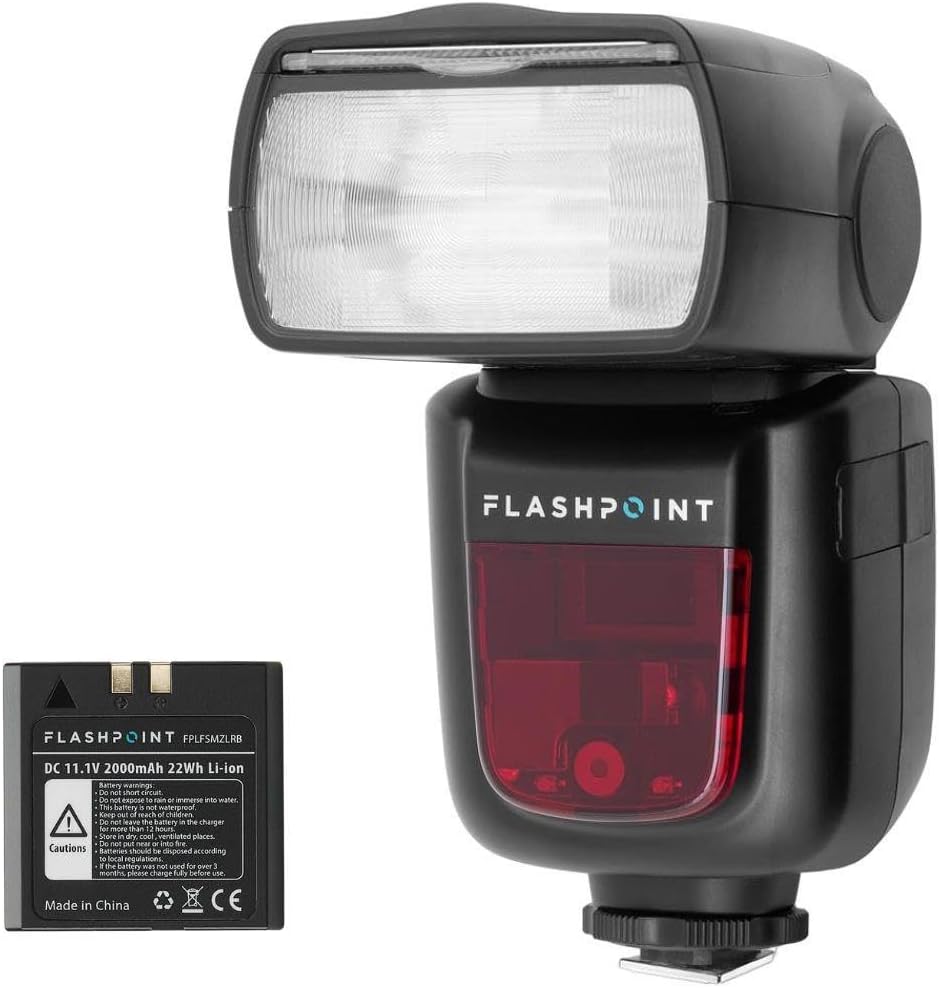 Amazon.com : Flashpoint Zoom Li-ion R2 TTL On-Camera Flash Speedlight ...