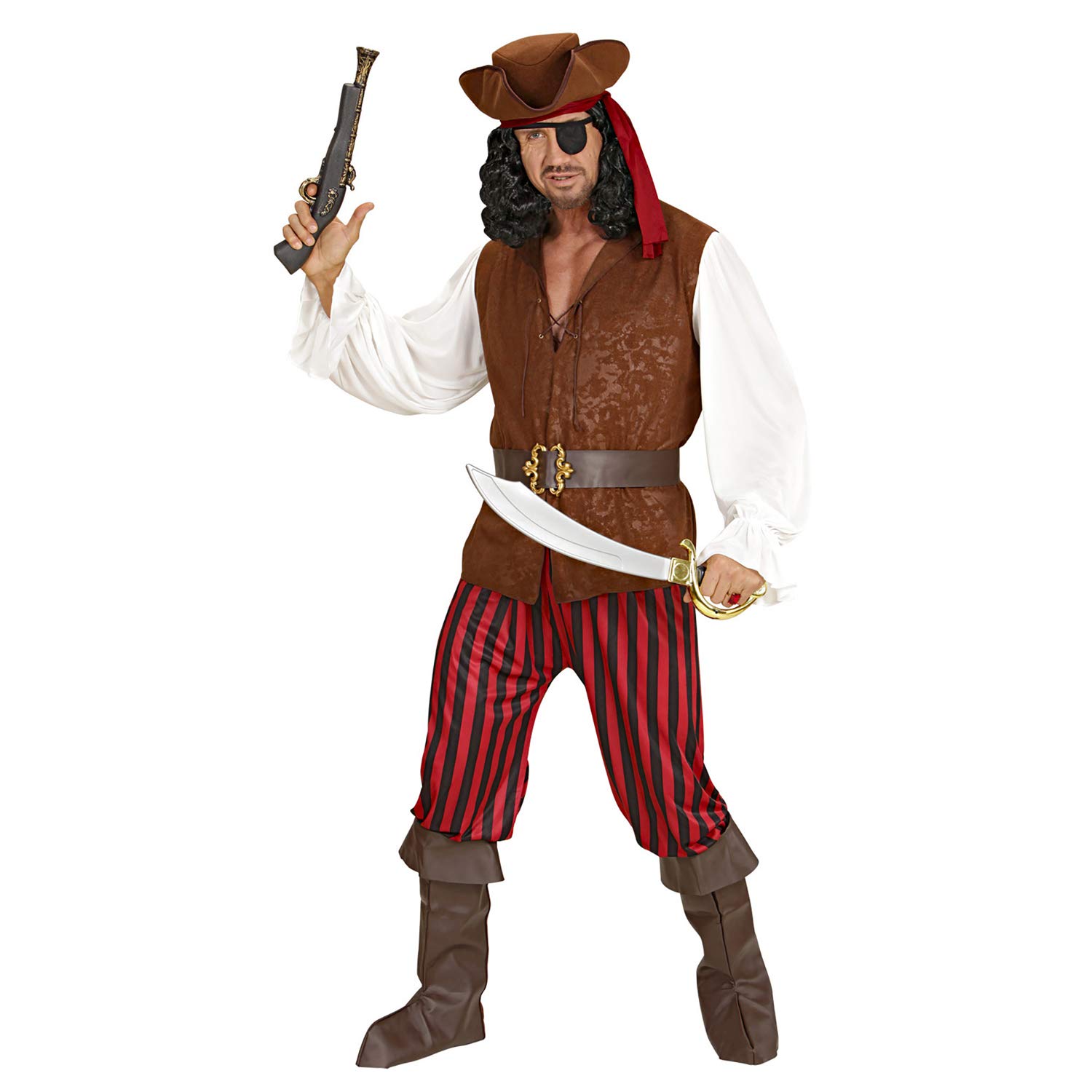W WIDMANN MILANO Party Fashion - Kostüm Piratenkapitän, Freibeuter, Seeräuber, Captain, Faschingskostüme